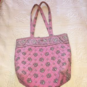 Vintage Vera Bradley pink tote